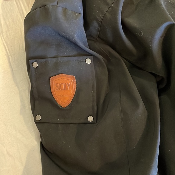 Sicily winter down coat with beautiful genuine fur trim hood - Picture 8 of 10